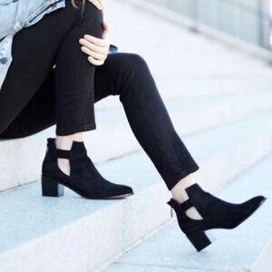 Able Gamboa Cut Out Ankle Booties